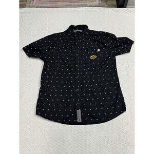 Harley Davidson Allover Print Slim Fit Button Up Shirt Size Large